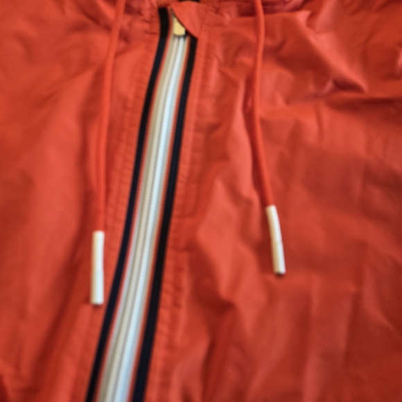 Athleta Red Zip-up Wind Breaker Jacket Size Medium - Picture 12 of 16